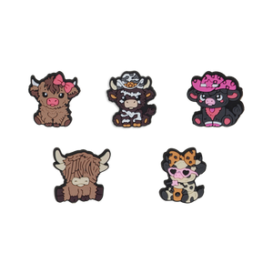 Cows Dog Collar Charm